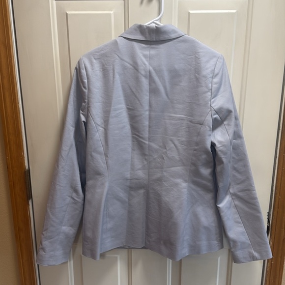 LTS Long Tall Sally Elegant Gray Blazer Jacket size 10 - Picture 2 of 8